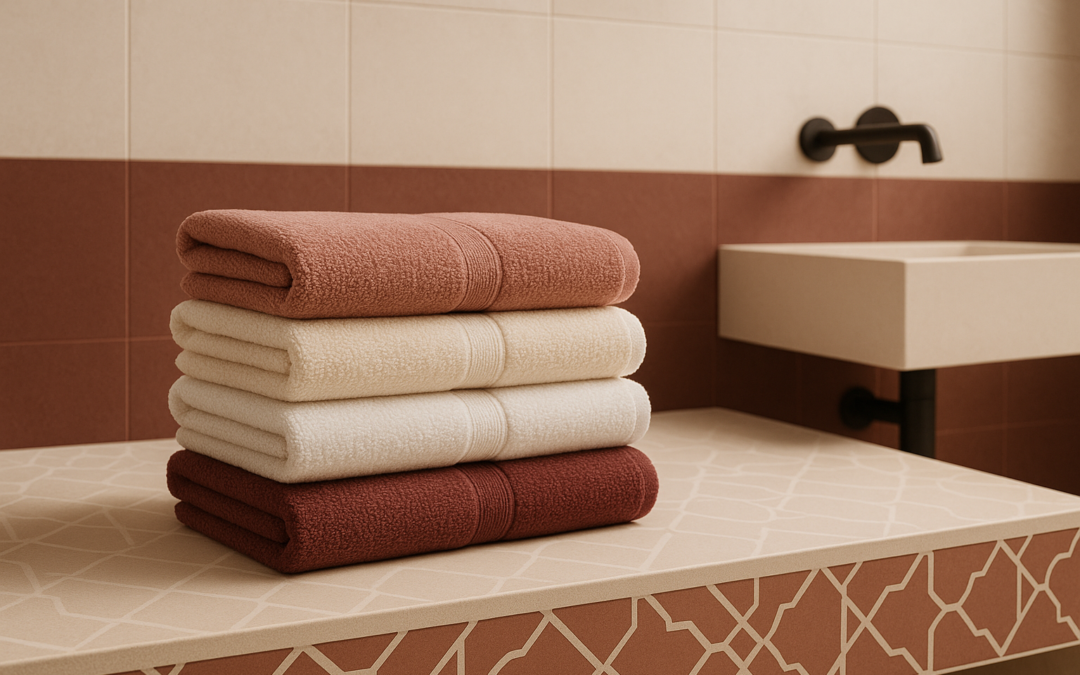 مناشف تناسب ديكور الحمام