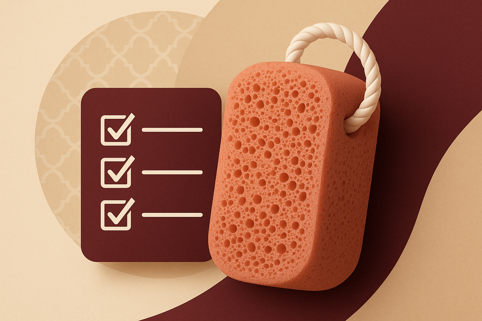 منشفة تقشير الجسم