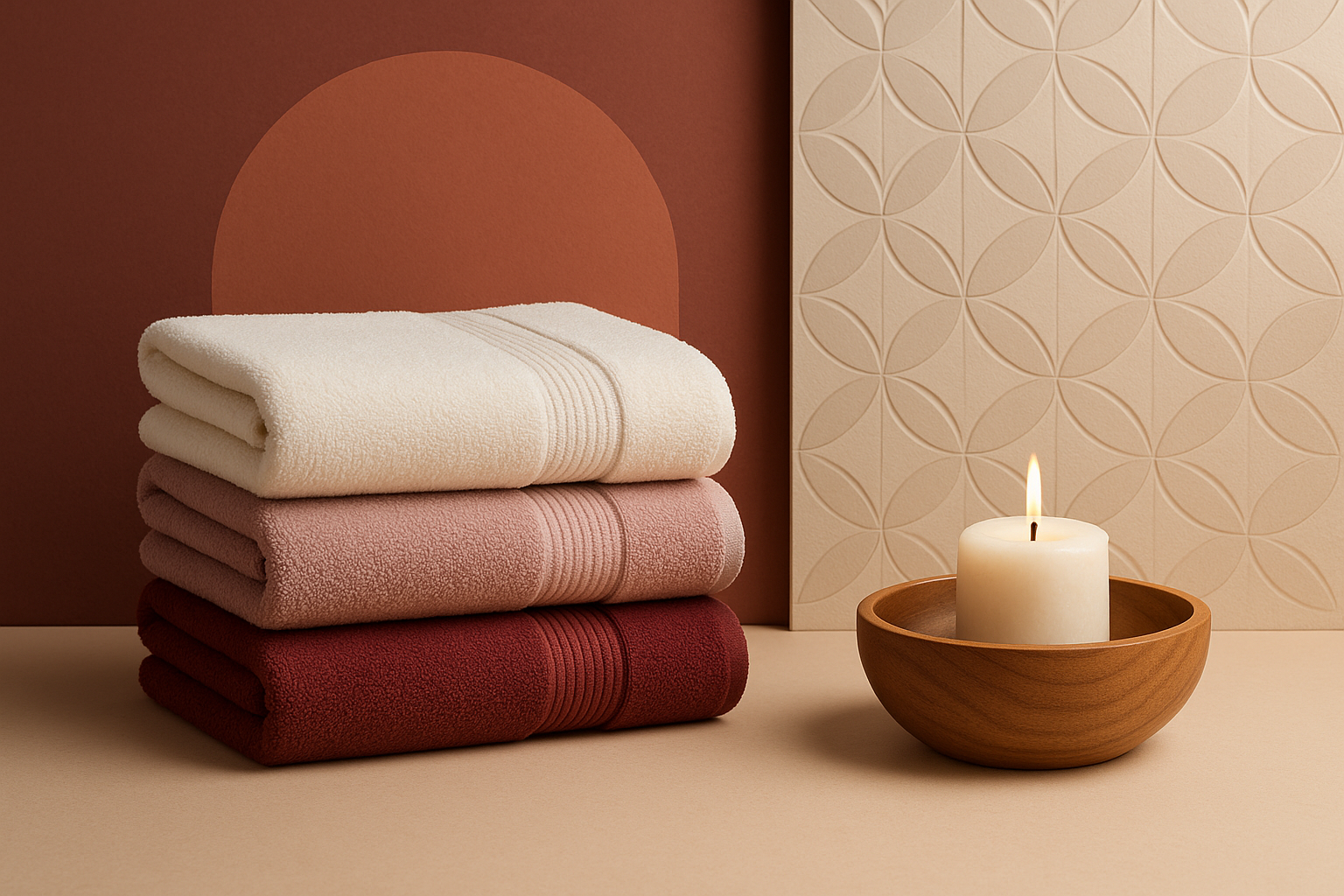 مناشف للسبا المنزلي